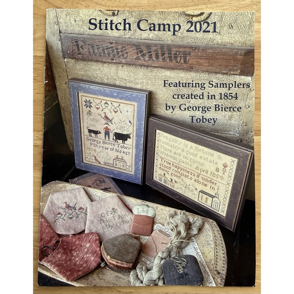 NeedleworkPress GEORGE BIERCE TOBEY Cross Stitch Pattern Chart Stitch Camp 2021